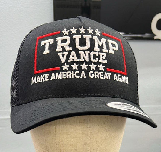 MAGA Cap - Trump Vance Trucker Cap, Make America Great Again